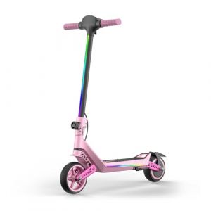 U8 Trottinette &Eacute;lectrique Enfant, 6,5'' Trottinette pour Enfants, Vitesse Max 16 km/h, Autonomie 10-12 km, Pliable avec Suspensions Avant & Arri&egrave;re, pour Enfants &agrave; Partir de 6 Ans (Rose) (URBAN CYCLE TECHNOLOGIES LTD, neuf)