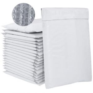 Enveloppe Bulle Enveloppes Matelass&eacute;es 50Pcs Enveloppes &agrave; Bulles Imperm&eacute;able Pour L'exp&eacute;dition D'exp&eacute;dition et Stockage (Gris, 13x18cm) (HYXIN-EU, neuf)