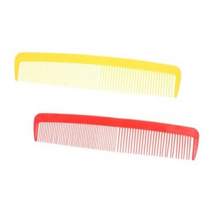 NULYLU Peigne Cheveux Géant Pour Halloween Accessoire De Costume De Clown Surdimensionné Décoration De Fête Peigne Amusant Lot De 2 Rouge Et Jaune (Kopouy, neuf)