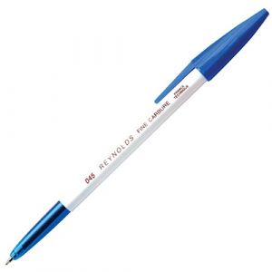 Reynolds Stylo-bille fin bleu Carbure 045 - Lot de 5 (global tools, neuf)