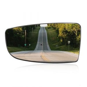 Rétroviseur Extérieur Verre Inférieur Gauche Remplacement pour Ford Transit MK8 2014-2025 1855102 1855103 BK3117C718AB BK3117A700AB avec Plaque Arrière Côté Gauche (Inférieur Gauche) (MaiErKen, neuf)
