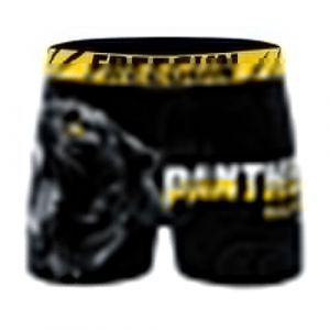 FREEGUN Boxer Homme Microfibre Léopard Panthère (L, A90) (Boxer homme, neuf)