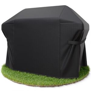 AMZBBQ® Housse de barbecue de qualité supérieure,170x120x75 cm,Housse 100 % étanche pour barbecue à gaz,Housse résistante aux UV avec revêtement de qualité supérieure pour Weber Genesis II 400 Series (AMZBBQ GmbH, neuf)