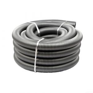 Zilimontt Tuyau filet&eacute; pour aspirateur - Diam&egrave;tre int&eacute;rieur : 50 mm - Longueur : 3/4 m - Tuyau en plastique souple - Pour nettoyage de la maison - R&eacute;sistant &agrave; la pression - Gris - Pi&egrave;ce de rechange (4 (zilian, neuf)