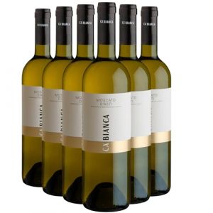 Moscato d'Asti - Blanc 2024 - Ca'Bianca - Vin Blanc d'Italie (6x75cl) (e-boissons, neuf)