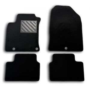 Tapis de sol pour Kia Ceed 5 portes, SW 2018-, X Ceed,Pro Cee'd 2019-, Ceed SW Plug-in 2020-, antid&eacute;rapant, talonnette en caoutchouc renforc&eacute;, boutons de fixation (MTC Automotive, neuf)