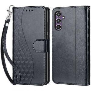 KENHONER Coque pour Samsung Galaxy S23 FE 5G, Housse Etui Portefeuille Cuir Multifonction, Fermeture Magn&eacute;tique &agrave; Clapet Anti-Choc Compatible avec Coque Samsung S23 FE 5G Book - Noir 3D (KENHONER, neuf)