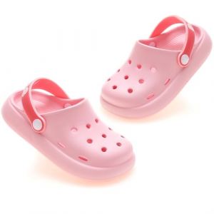 AYUEBO Enfant Mules et Sabots Sandales de Plage à Enfiler Légère Chaussures Pantoufles Clog Été Antidérapant Chaussons pour Fille Garçon pour Piscine de Jardin (AYUEBO-EU, neuf)