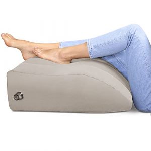 Coussin d'élévation des Jambes, Coussin Jambes Surélevé Gonflable, Oreiller Coussin Gonflable en Coin Coussin Relève-Jambes, Coussin pour Jambes Circulation Améliore Qualité du Sommeil, Réduit Enflure (Saiheus, neuf)
