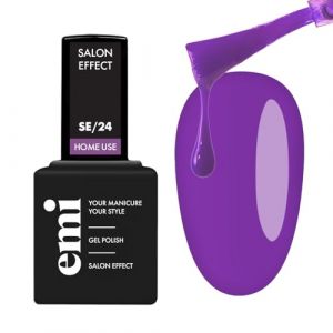 EMI Salon Effect Velvet Royale gel polish sans HEMA couleur longue durée utilisation à domicile lampe UV/LED/CCFL 9 ml (EMI Beauty, neuf)