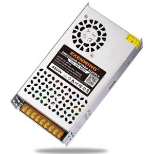 EXENWING Alimentation 24V 20A丨480W R&eacute;gul&eacute;e Universelle Transformateur d'alimentation &Eacute;lectrique Convertisseur AC 220V &agrave; CC 24V Power Supply Driver LED pour LED Bande,Imprimante 3D,Moteur Pompe,Radio (EXENWING EU, neuf)