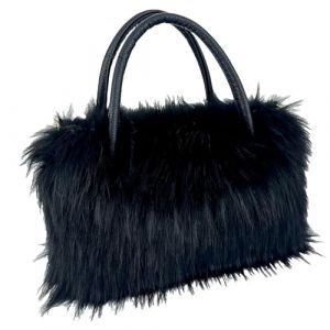 Sac en Peluche Carr&eacute; pour Femmes Sac &agrave; Main en Fausse Fourrure Sac Fourre-Tout Grande Capacit&eacute; Sac &agrave; Bandouli&egrave;re en Fourrure &Eacute;l&eacute;gant Sacs &Agrave; Main Shopper Sac de Soir&eacute;e en Fausse Fourrure Femmes (iShang Direct, neuf)