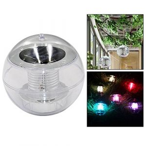OFKPO Lampe Solaire LED Flottante Boule, Lumière de Piscine colorée, Lumière pour Plein air pour Patio, Etang, Jardin, Piscine (XIAO SCHATZ, neuf)