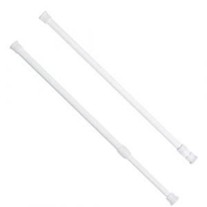 YUNYU Lot de 2 tringles de tension réglables – Sans perçage – Petite tringle de serrage de 30 à 50 cm, extensible et peu encombrante pour rideau de douche et porte-vêtements pour salle de bain (yichangjunxiaohuomaoyiyouxiangongsi, neuf)