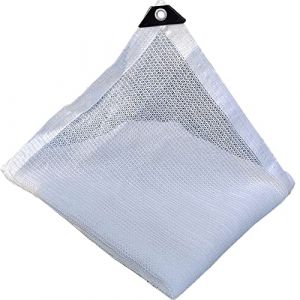 RJPzidK 50% Toile D'ombrage Filet D'ombrage pour Serre Tissu D'ombrage Blanc 1X2 2x2 2x3 2x4 4x6 m Bâche en Maille pour Jardin Pergola Patio Plantes Serre Extérieur(4.0x6.0 m(13x19.7 ft)) (Chui's Big Shop, neuf)