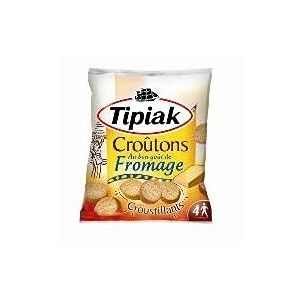 Cro&ucirc;tons Fromage 90G|Tipiak|(Lot De 4)|Best Deal (La Famille &agrave; Table! - LF&agrave;T!, neuf)