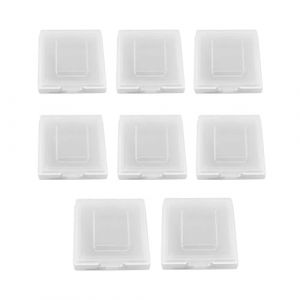 Weenwil &Eacute;tuis pour Gameboy,8 Pcs &Eacute;tui de Rangement des Cartes de Jeu en Plastique,&Eacute;tuis de Protection,&Eacute;tui Transparent Compatible avec Gameboy Color,Gameboy Pocket,GB/GBC/GBP (Xfun House, neuf)