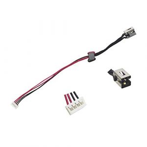 KinPower DC Jack Connecteur Alimentation Compatible avec Toshiba Satellite C55-A C55D-A C55T-A C70-B Ligne：16cm (DIY Micro, neuf)