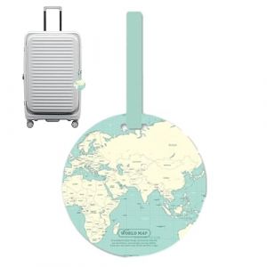 Étiquettes à bagages | Étiquettes de nom en PVC flexible pour voyage, sacs de sport, porte-documents, valise, sacs à dos, sac d'ordinateur, valise Ristyur (ZhenJiaoVVV, neuf)