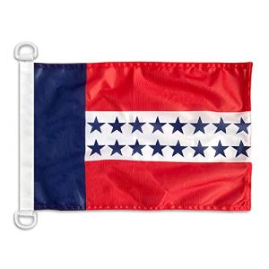 AZ FLAG - Drapeau Tuamotu - 45x30 cm - Pavillon Nautique Polynésien - Polynésie Française - France Spécial Bateau Et Extérieur En Maille Bloquée Avec Anneaux Plastiques Intégrés - 30g (AZ-FLAG, neuf)