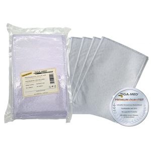 Tiga-Med Lot de 500 gants de toilette jetables en molleton ultra doux Blanc (Tigazon, neuf)