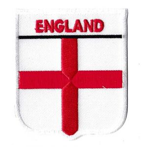 Patche Patch &Eacute;cusson Angleterre England Drapeau Blason (Naga.Hitam, neuf)