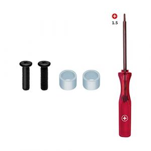 Mcbazel 2 Jeux de Remplacement Vis de Disque Dur avec Anneau de Vis et Cross Wing Tournevis Pour PS5 SSD (Pas pour PS5 Slim) (InniSpec, neuf)