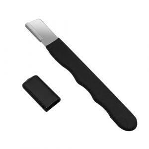 EUZUXU 1 Pcs Sharpener de Couteaux, Aiguiseur d'outils de jardin, Affûteur de Lame de Couteau dur Aiguiseur Diamant Poche avec Poignée Caoutchouc Antidérapant pour le Jardin et l'atelier (HFNiJieOffice, neuf)