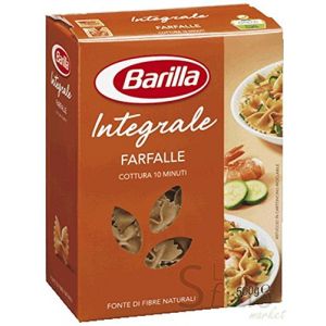 5x Pasta Barilla Farfalle Integrali Pâtes italiennes à grains entiers 500g (foodnessworld, neuf)