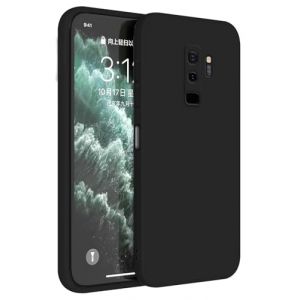 Topme Coque pour Samsung Galaxy S9 Plus (6.2" inches) Etui Housse, Protecteur de Peau en Silicone TPU - Le Noir (topme, neuf)