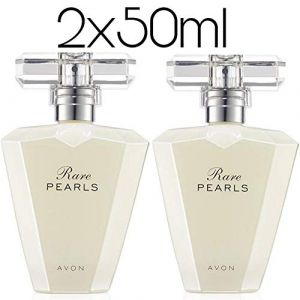 Avon Lot de 2 flacons de 50 ml de parfum avec perles rares (Avon Edinburgh, neuf)