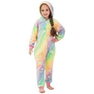 KAKU NANU Combinaison Pyjama Fille Pyjama One Piece Enfant Combinaison Enfant Hiver Polaire 8 9 10 Ans (Varseille, neuf)
