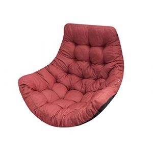 George Coussin de Jardin, Coussin Fauteuil Cocon, Coussin Fauteuil Suspendu, Coussin balancelle – Taille L, 120 x 100 cm – Rouge (PillowPrim, neuf)