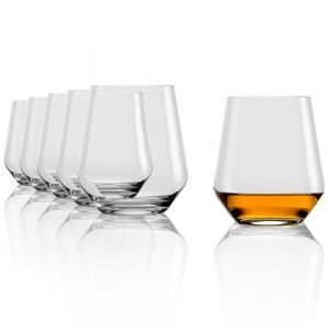 Stölzle Lausitz Verres à Whisky Quatrophil D.O.F. Lot de 6, 470 ml – Verres à Whisky de Haute Qualité au Design Intemporel – Verres en Cristal Résistants au Lave-vaisselle et aux Chocs (Der-Porzellan-Laden, neuf)