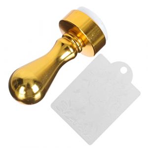 FRCOLOR 1 Jeu &agrave; ongles pastel trousse tamponneurs clou ongle nail buffer outils manucure de manucure bricolage de manucure domestique alliage d'aluminium Golden (Laners, neuf)