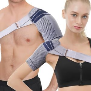 YUPZAR 1 Pièce Suppor d'épaule, Attelle Épaule à Bandage Réglable, Attelle de Soutien d’épaule, pour Déchirure de La Coiffe des Rotateurs, Tendinite, Luxation, Bursite (Olen Olesjame OÜ, neuf)