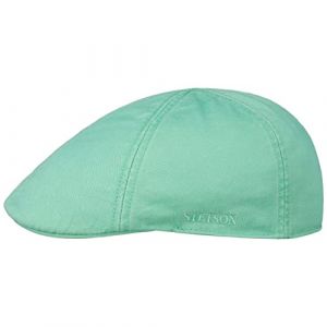 Stetson Casquette Texas Anti-UV Femme/Homme - Gavroche en Coton de Soleil avec Visiere Ete Printemps-ete - M (56-57 cm) Vert Menthe (SHOES.PLEASE., neuf)