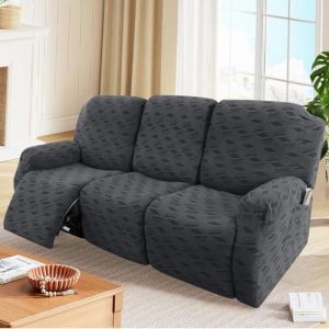Housse de fauteuil inclinable en jacquard extensible pour fauteuils inclinables 1, 2, 3 places, protection lavable pour meubles pour Lazyboy, fauteuils &eacute;lectriques et housses de canap&eacute; adapt&eacute;es aux (chaowuuk, neuf)