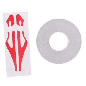 Parliky Autocollant Voiture Ext&eacute;rieur Bande D&eacute;corative Adh&eacute;sive Rouge Sticker Pinstripe Auto pour Carrosserie Facile &agrave; Poser D&eacute;coration Unique et Styl&eacute;e (QPiNan, neuf)