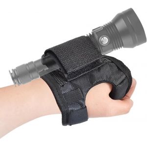 Hominas Lampe de Poche de Plong&eacute;e Porte Gant en Nylon Support Lampe Poche Torche sous Marine Universel R&eacute;glable pour la Plong&eacute;e en Plein Air (Mowingo, neuf)