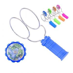 Jouet Gyroscope Magnétique, Toupie Gyroscope Lumineuse, Jouet Fidget Twirler sur Rail, Jouet De Cascade Magnétique, Y- Magnétique Amusant pour Garçons (liuhuidianzi, neuf)