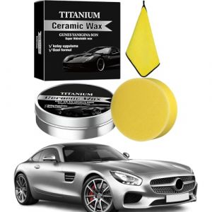 Altin Oran Titanium Ceramic Wax, Titanium Ceramic Wax Cream, Strong Protection Car Coating Polishing Waxs, Multi-Functional Coating Renewal Agent, Improve the Gloss of Your Vehicle (1) (Zxxx-Shop, neuf)