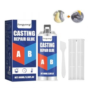 Fengyang&reg; Colle A M&eacute;taux AB, Soudure A Froid Metal, Colle Puissante, R&eacute;sistant Aux Hautes Temp&eacute;ratures, P&acirc;te De R&eacute;paration En M&eacute;tal Pour Acier, M&eacute;tal, Fonte (FengyangStore, neuf)