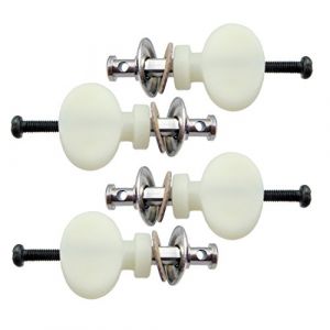 [ Kit de 4pcs ] Cl&eacute;s Chevilles M&eacute;caniques Pi&egrave;ces Remplacement pour Guitare, Blanc (RT Technology, neuf)