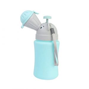NUOBESTY Bouteille d'urinoir pour enfants, bouteille d'urgence, pot de toilette, toilettes mobiles, toilettes pour bébé, garçons, filles, voiture, voyage, camping (Merlun, neuf)