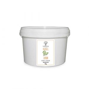 Ilanga Nature - Miel de Litchi BIO - 100% pur - Seau de Miel 5 kg - Format Famillial - Miel de Madagascar (Ilanga Nature - Miel Confiture Epices Madagascar, neuf)
