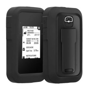 kwmobile &Eacute;tui Compatible avec Garmin eTrex SE - Housse de Protection en Silicone pour Navigateur GPS P&eacute;destre - Noir (SX-Commerce, neuf)