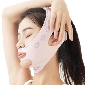 Holdes Double sangle de menton pour raffermir le visage, bande lifting – Appareil de lifting du visage sans couture | Appareil amincissant confortable pour le visage, réducteur de graisse du visage (azurely, neuf)