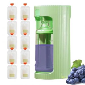 Support de poche sans pression | Kit de sachets alimentaires rechargeables – Petit presse-purée créatif portable, récipient de rangement pour aliments pour (spolert, neuf)