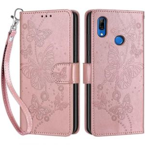 Coque pour Honor 9X / 9X Pro, Coque Huawei P Smart Z, Etui Protection Housse Premium Cuir de Portefeuille en Cuir Fermeture Magn&eacute;tique Flip Case pour Huawei Y9 Prime 2019 Coque (Or Rose) (DIKAS, neuf)